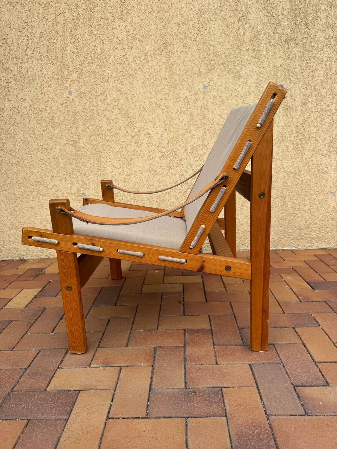 Chaise safari vintage "Hunter" par Torbjørn Afdal, 1960, Norvège