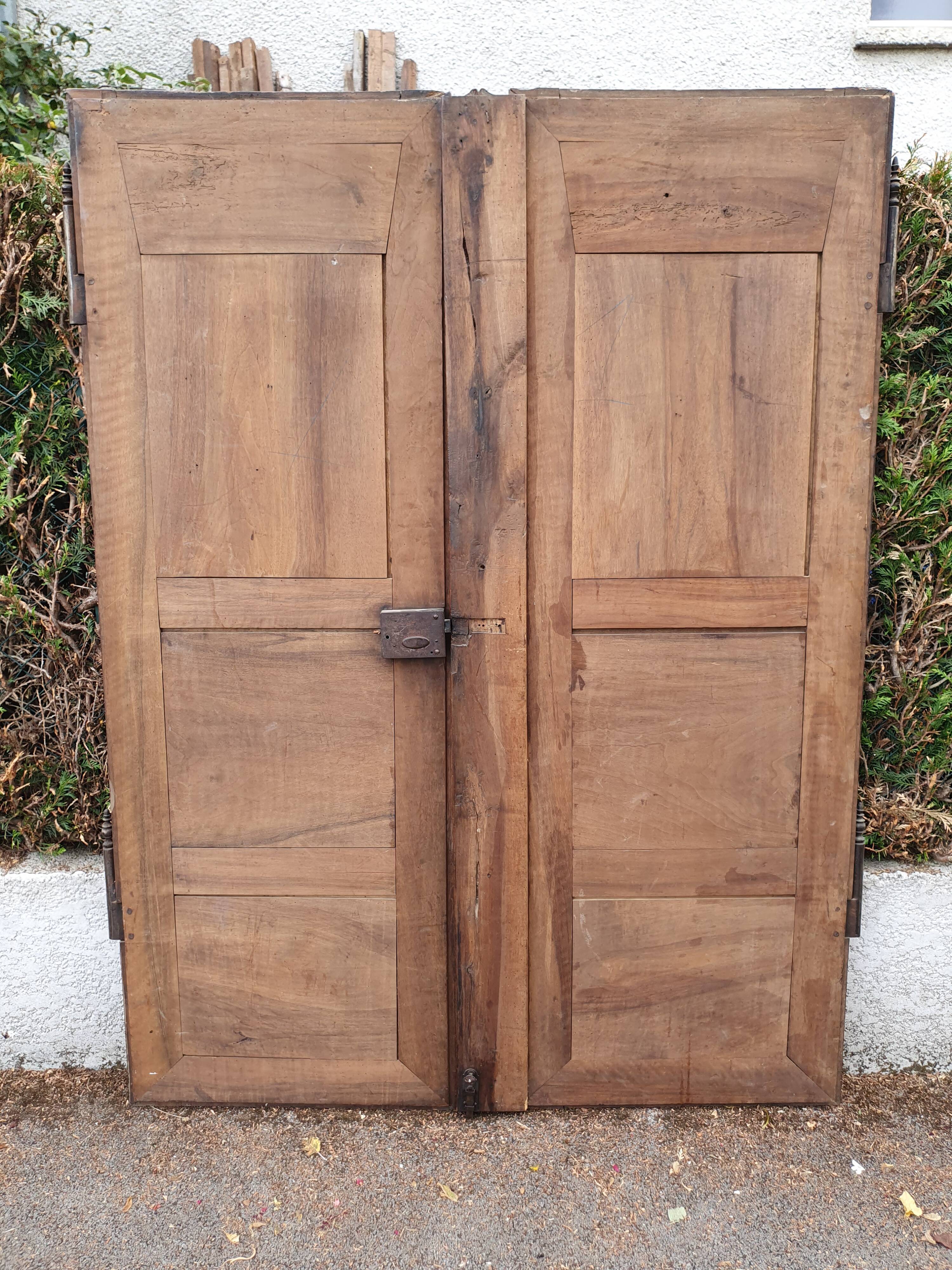 Pair of old doors from the 18th century