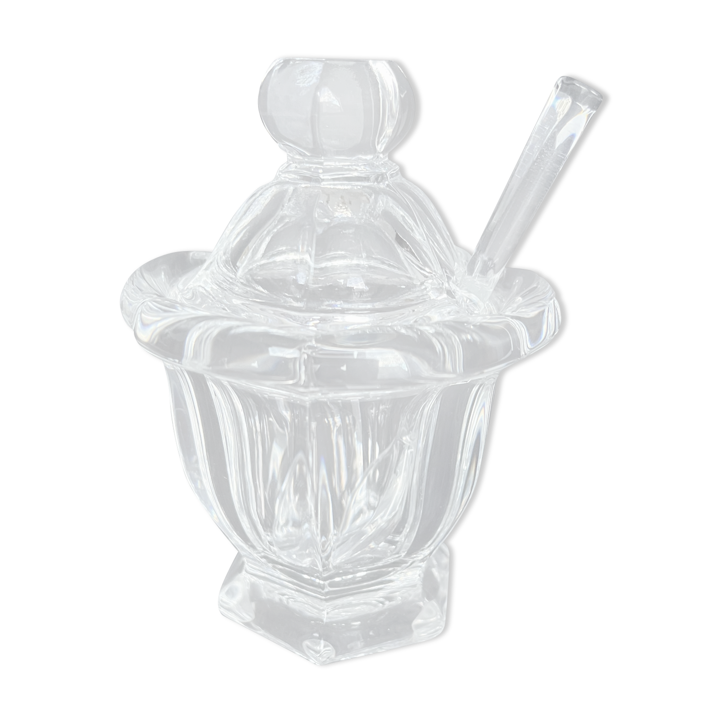 Baccarat crystal mustard