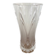 Large vintage cut Arques crystal vase