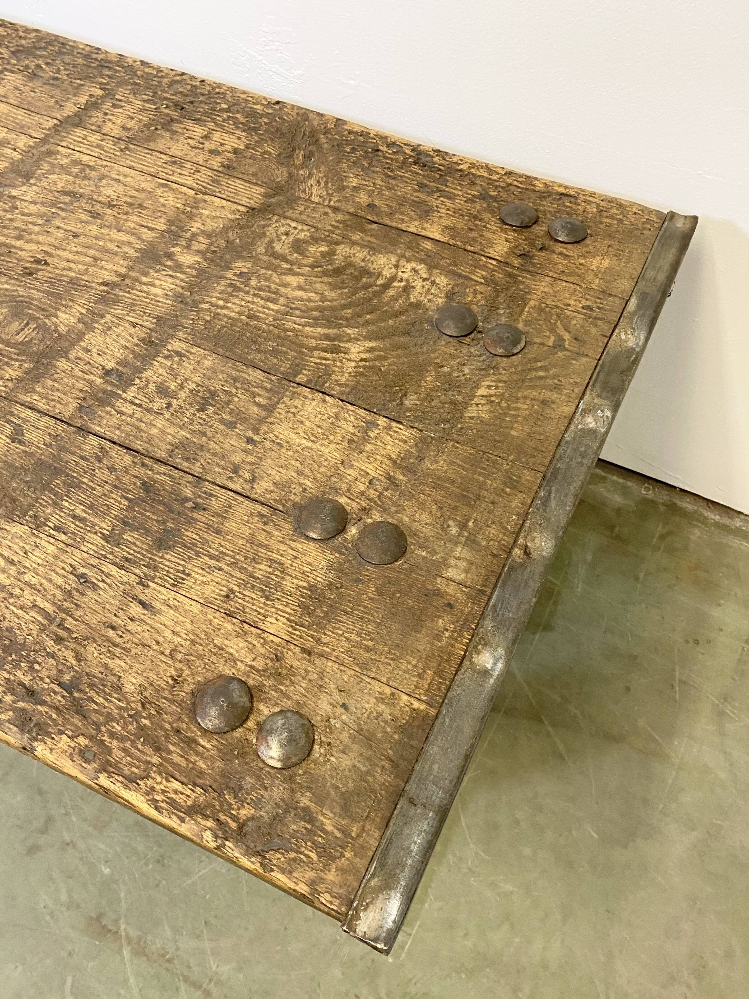 Vintage industrial coffee table