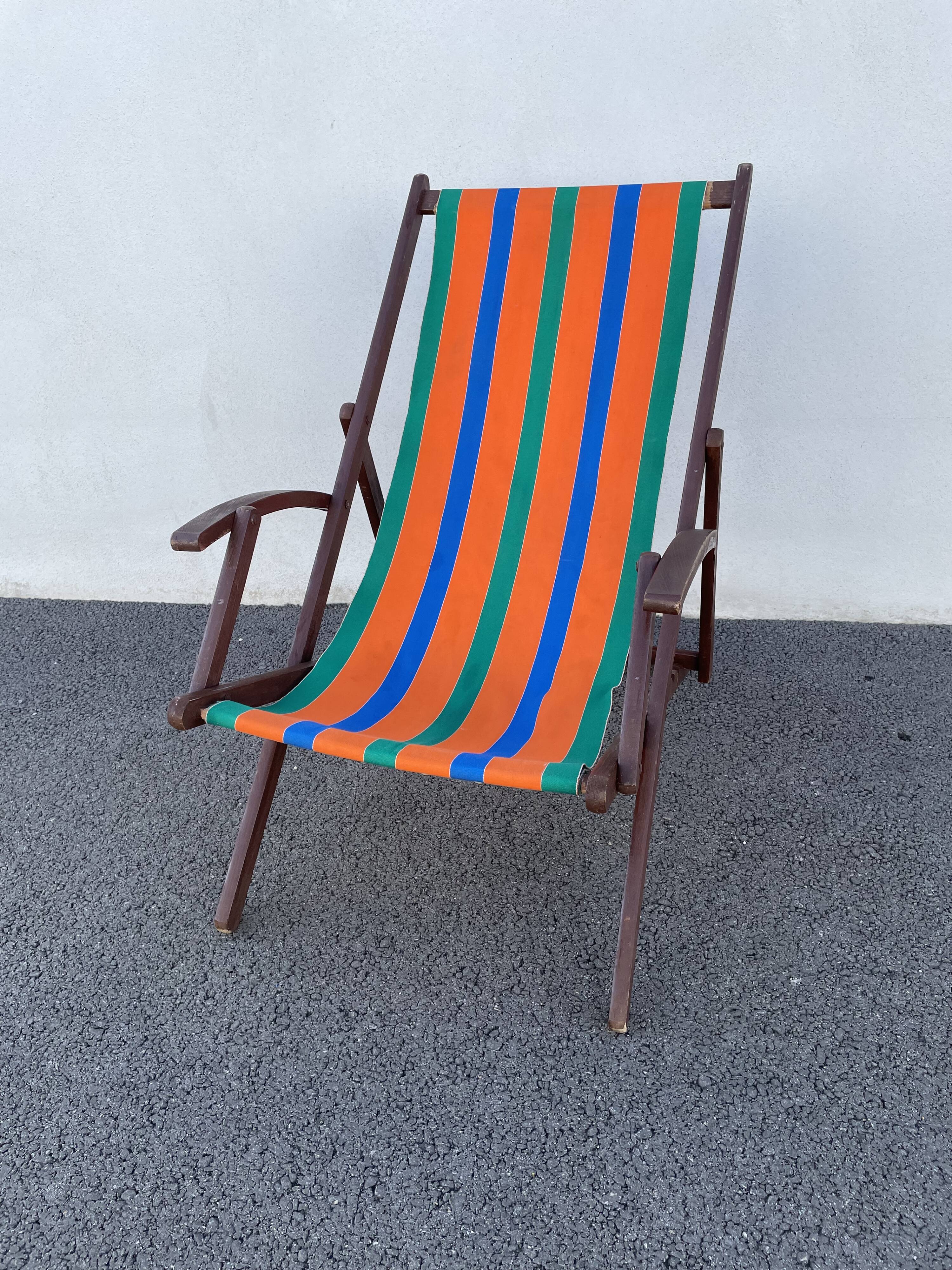 Chilean vintage deckchair