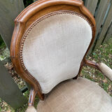 Louis XV armchair, late 19th century.