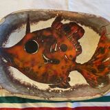 Monique Brunner ceramic dish, 1960s, Vence