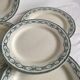 Lot de 8 assiettes plates en terre de fer