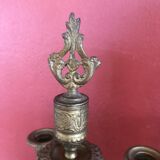 Pair of old candlesticks