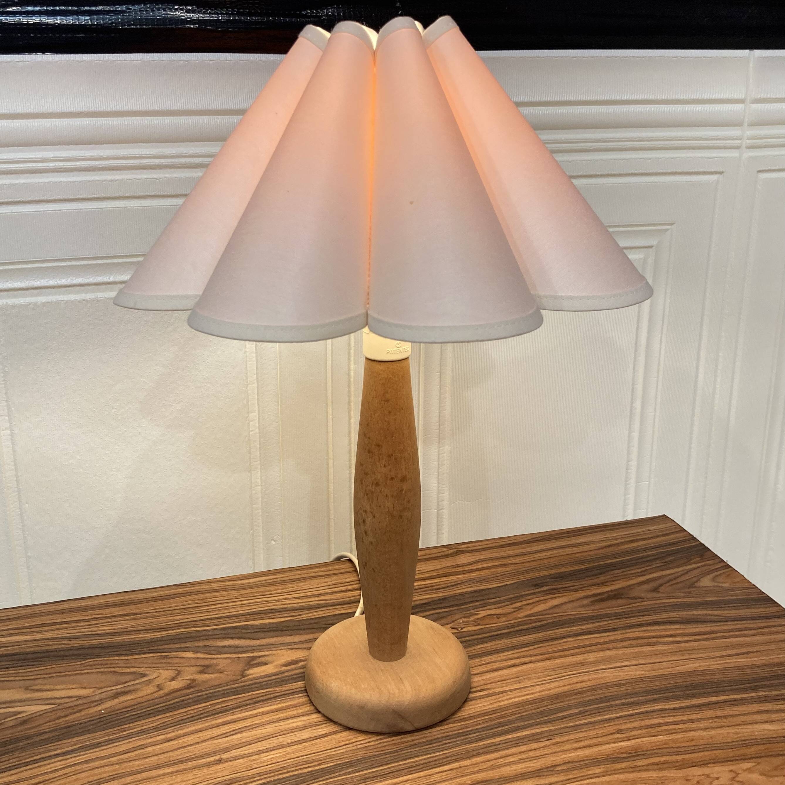 Paire de lampes design scandinave 1960.