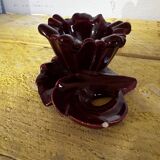 Bougeoir Céramique Vallauris années 50 signé CAB