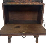 Vintage brutalist spanish wall cabinet cupboard design