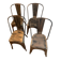 Set of 4 Boston chairs in patinated bronze metal – Westwing ni