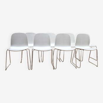 Suite de 8 chaises Visu, Muuto