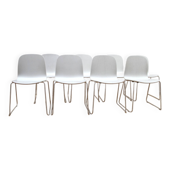 Suite of 8 Visu chairs, Muuto