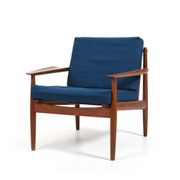 Danish Teak Easy Chair by Arne Vodder for Glostrup