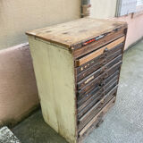 Old printing furniture