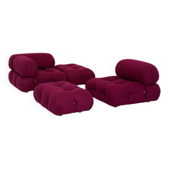 Canapé modulable Camaleonda Bordeaux par Mario Bellini pour B&B Italia