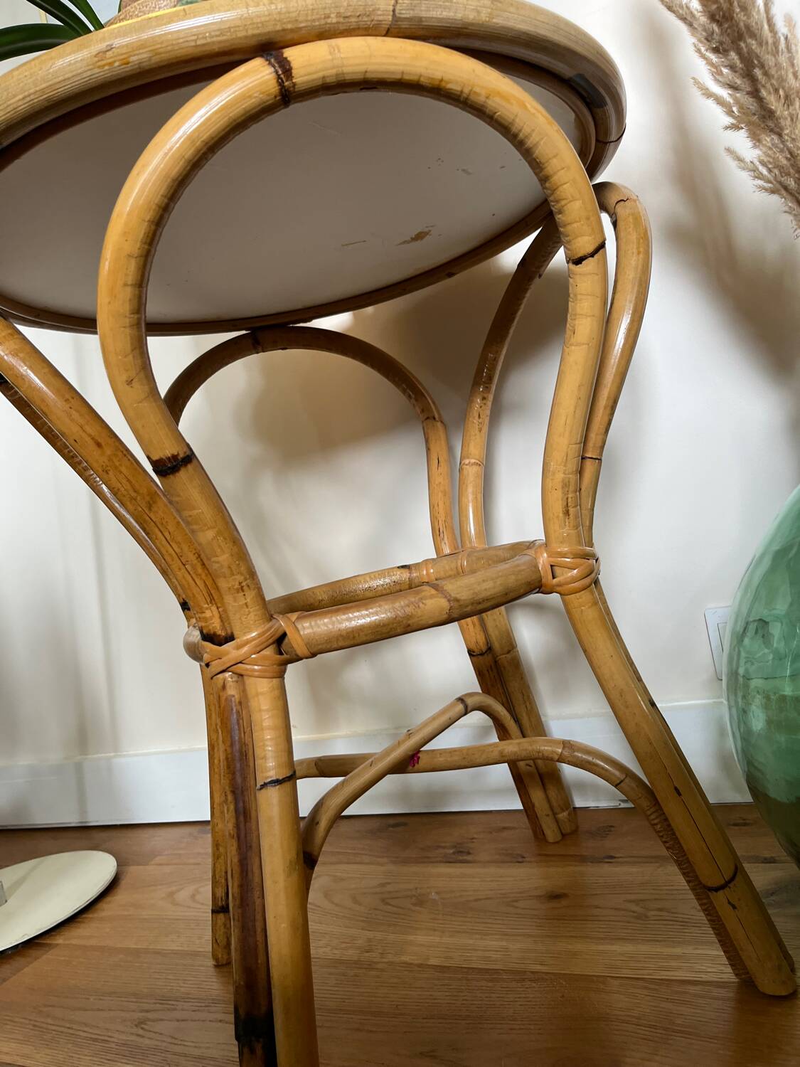 Round table 70 rattan wicker