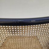Marcel Breuer B32 chair in black cane signed Made in Italy