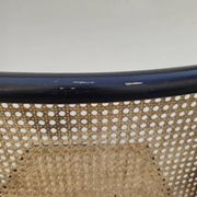 Marcel Breuer B32 chair in black cane signed Made in Italy