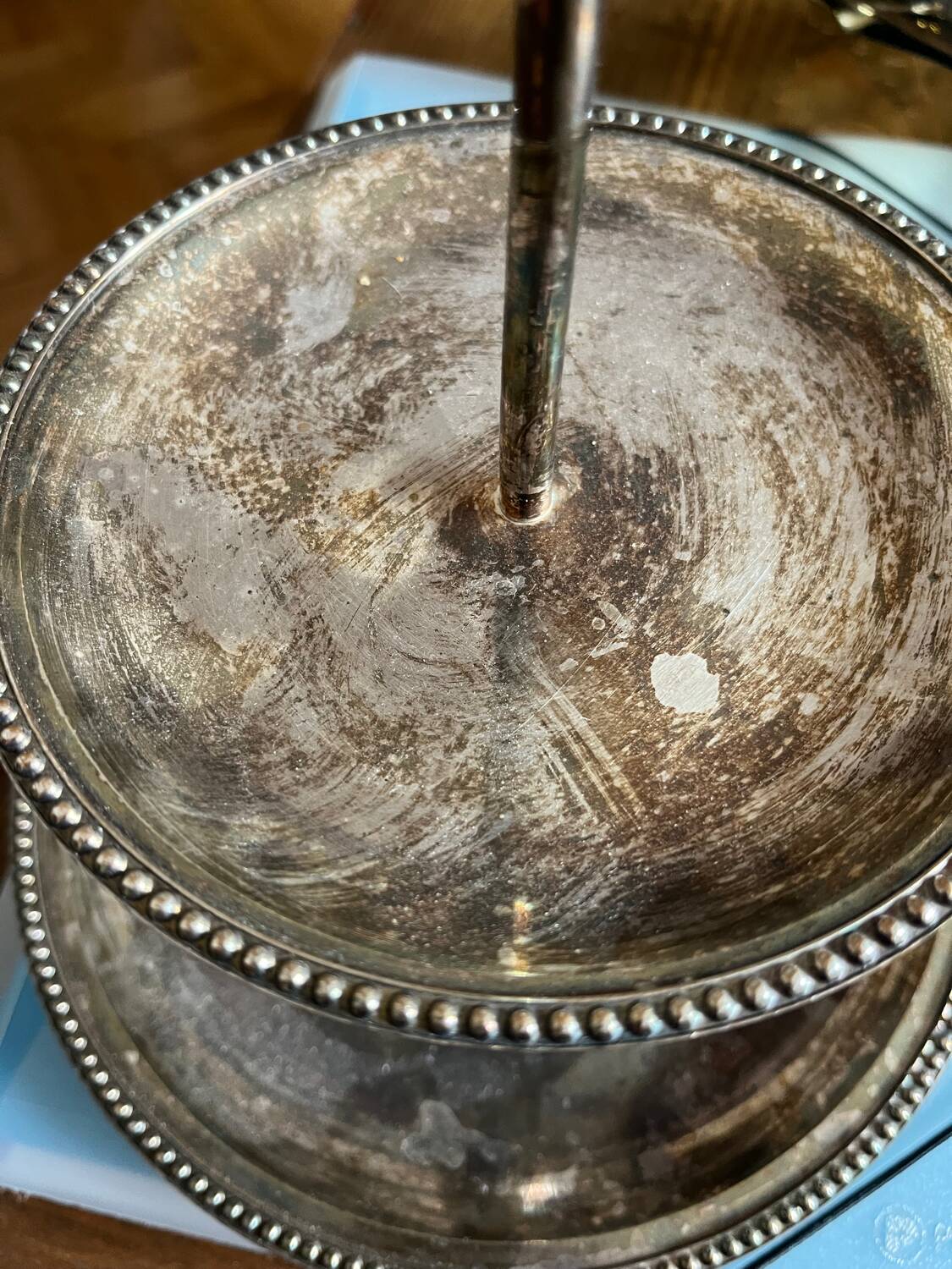 Silver tray