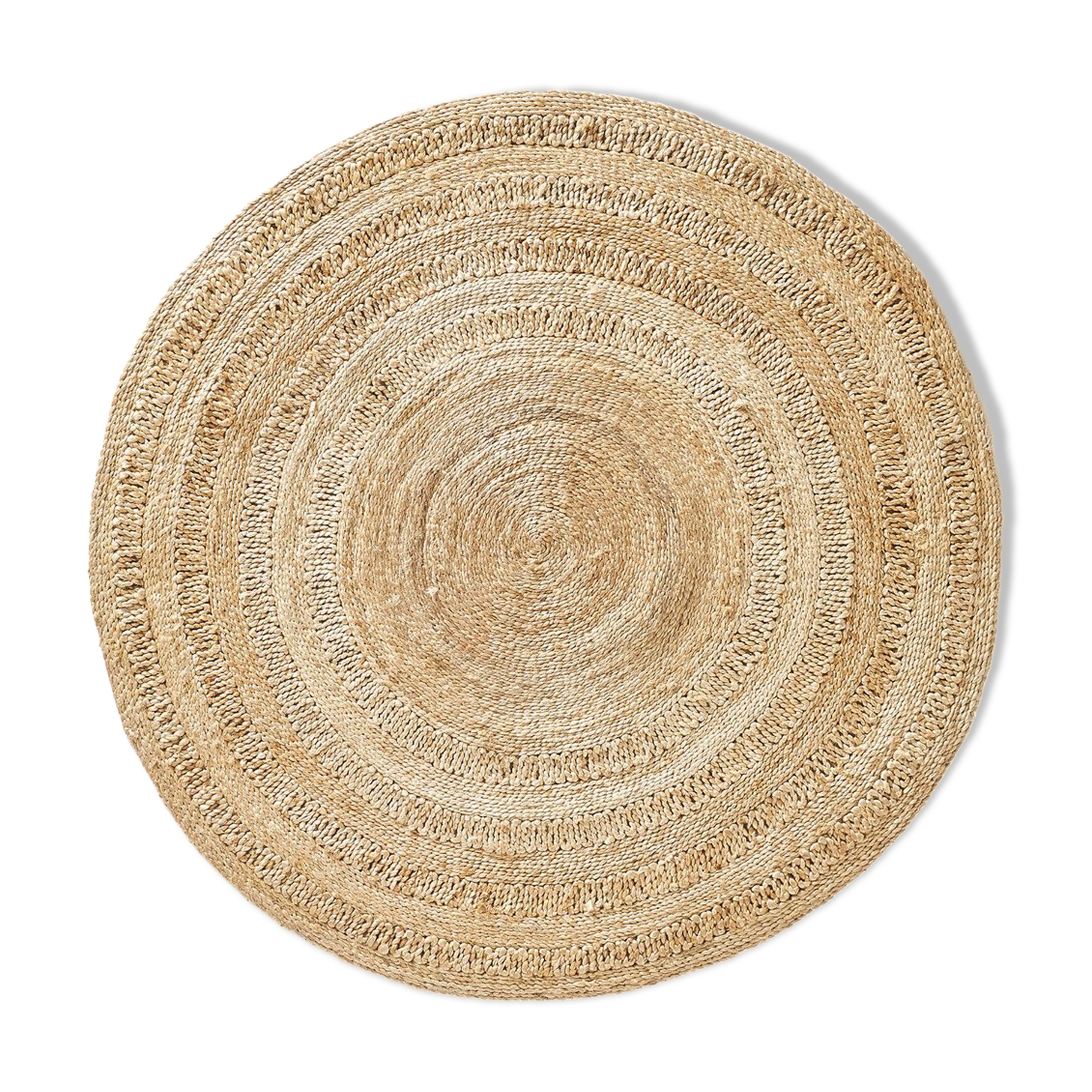 Round rug in straw 18 150cm