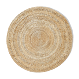 Round rug in straw 18 150cm