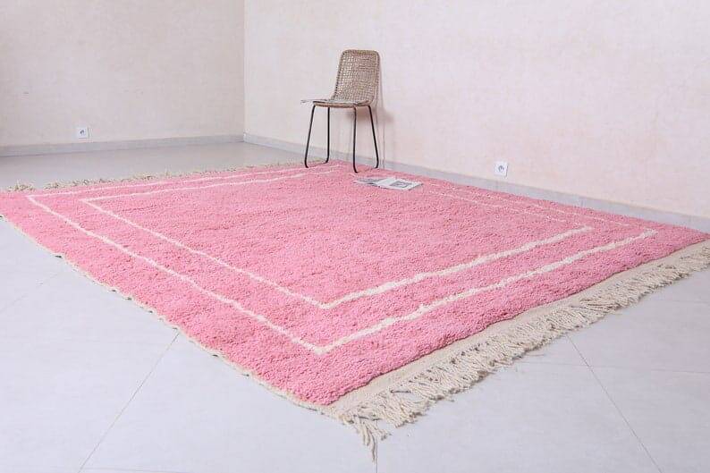 Grand tapis berbère pour votre espace tissé main artisanale 3/4 m