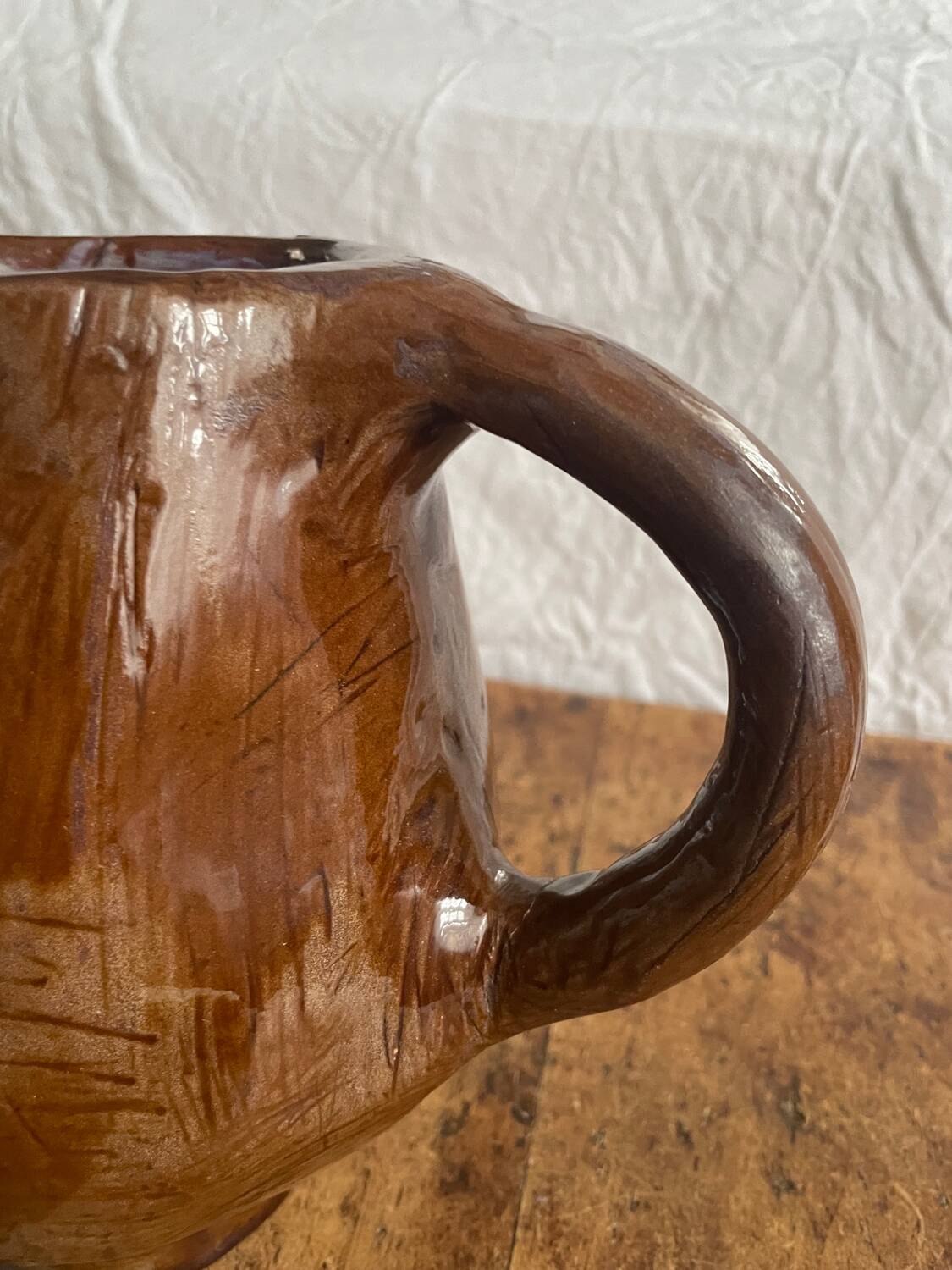 Jug, ceramic carafe glaze, JLB