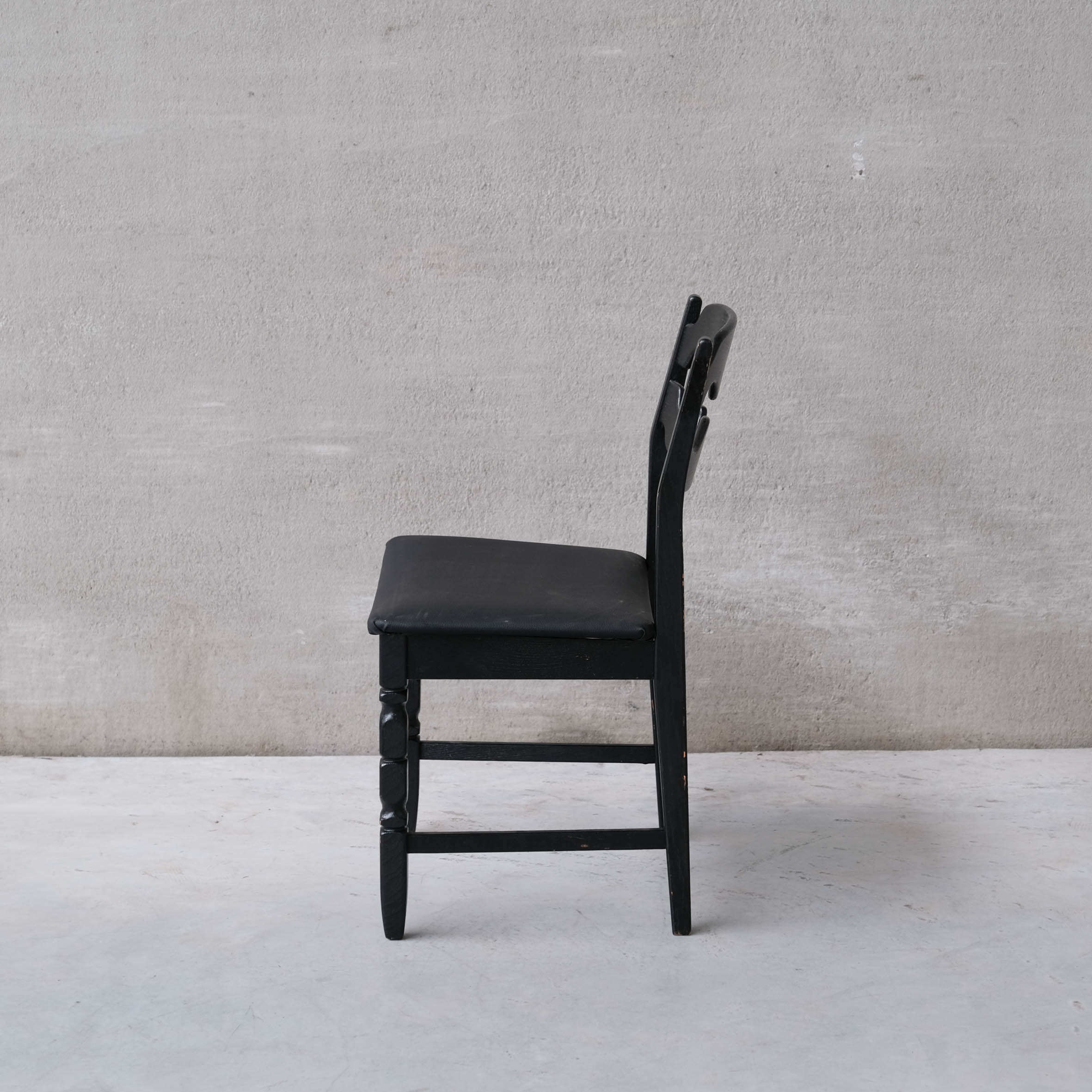 Oak Danish Dining Chairs production Nyrup Mobelfabrik