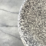 Italian speckled stoneware salad bowl