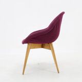 1970s Shell Beech Chair, Czechoslovakia