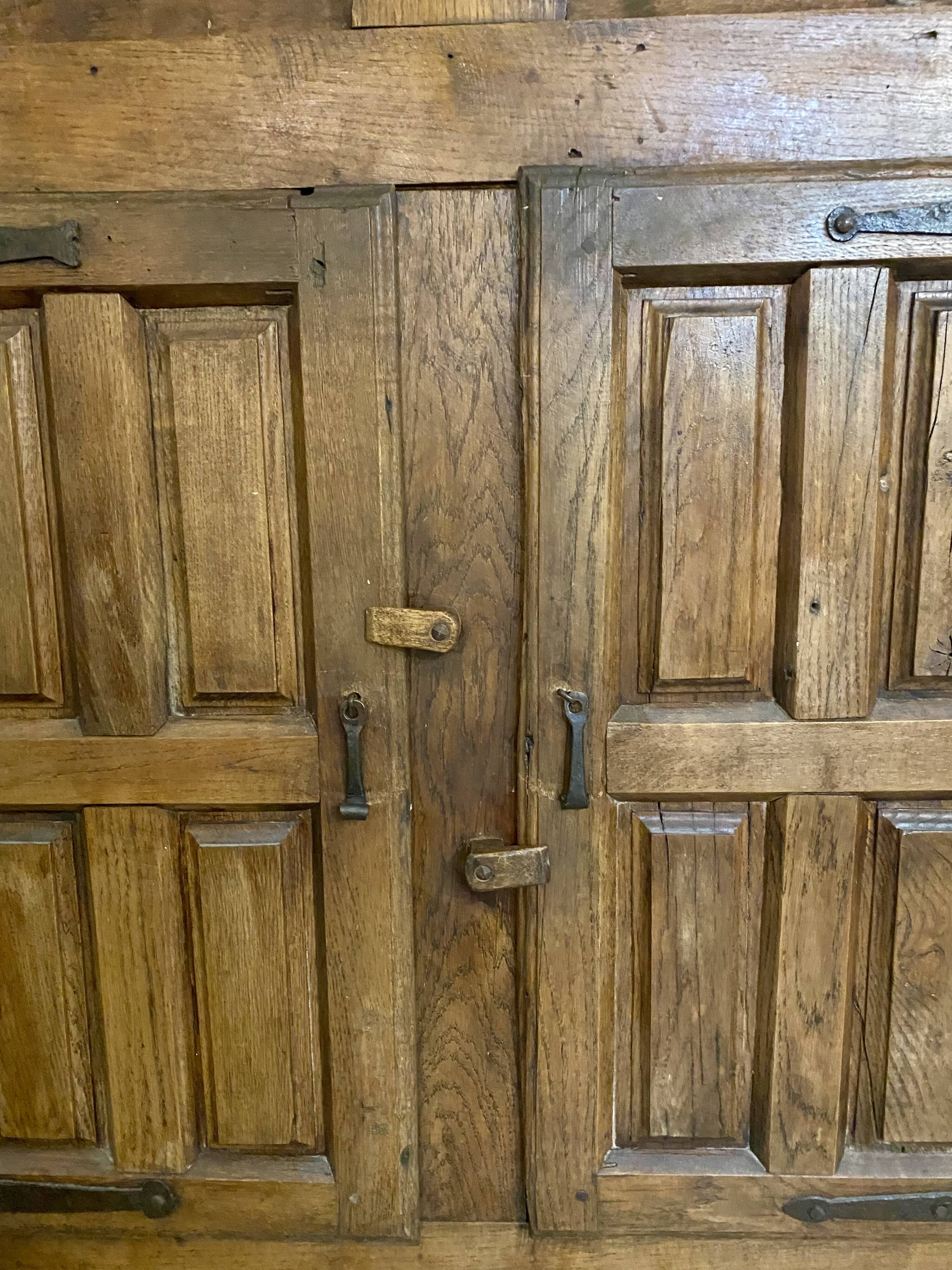rustic Wabi-Sabi wardrobe in solid beech.