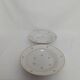 Lot de 2 assiettes creuses blanche motif doré