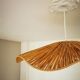 Suspension in raffia braided 65 cm
