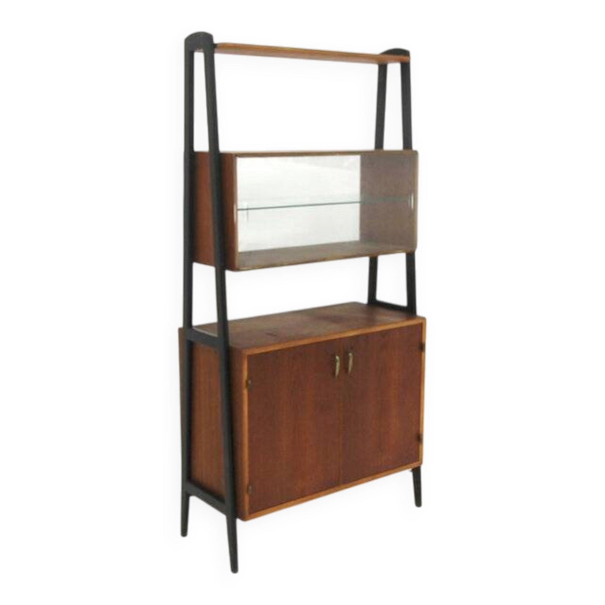 Bibliothèque scandinave en acajou, AB Bröderna Troedson, Suède, 1960