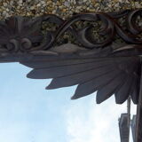 Open carved wooden mirror 90x114cm