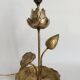 Table lamp "lotus flower" style hollywood regency