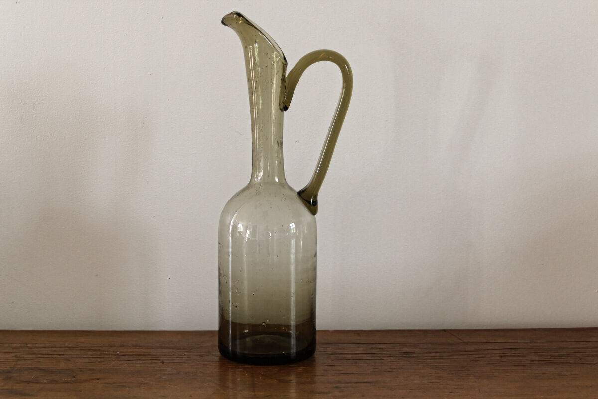 Blown glass ewer