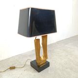 Lampe de table vintage en laiton, 1970