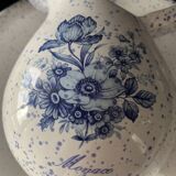 Ancien ensemble de toilette en céramique Monaco – Pichet & Bassine – Vintag