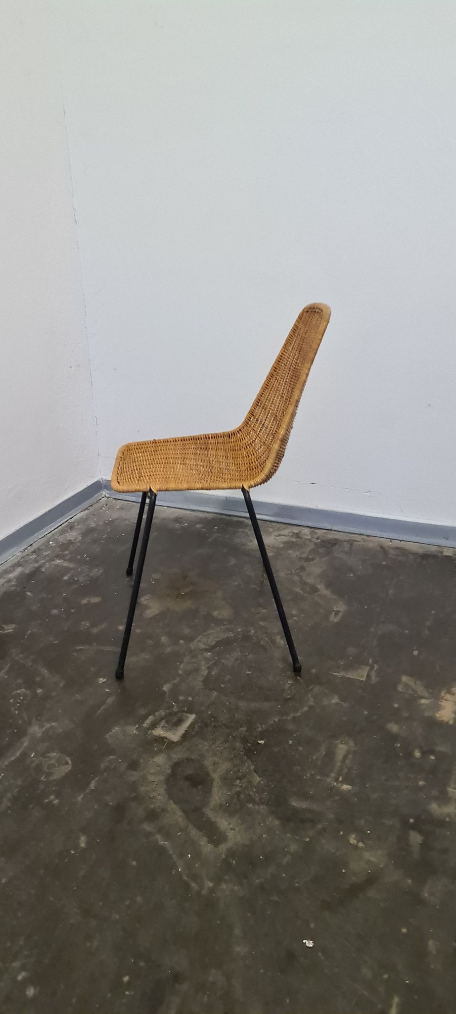 Wicker chair 1950