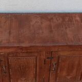 Antique wooden sideboard with 4 doors