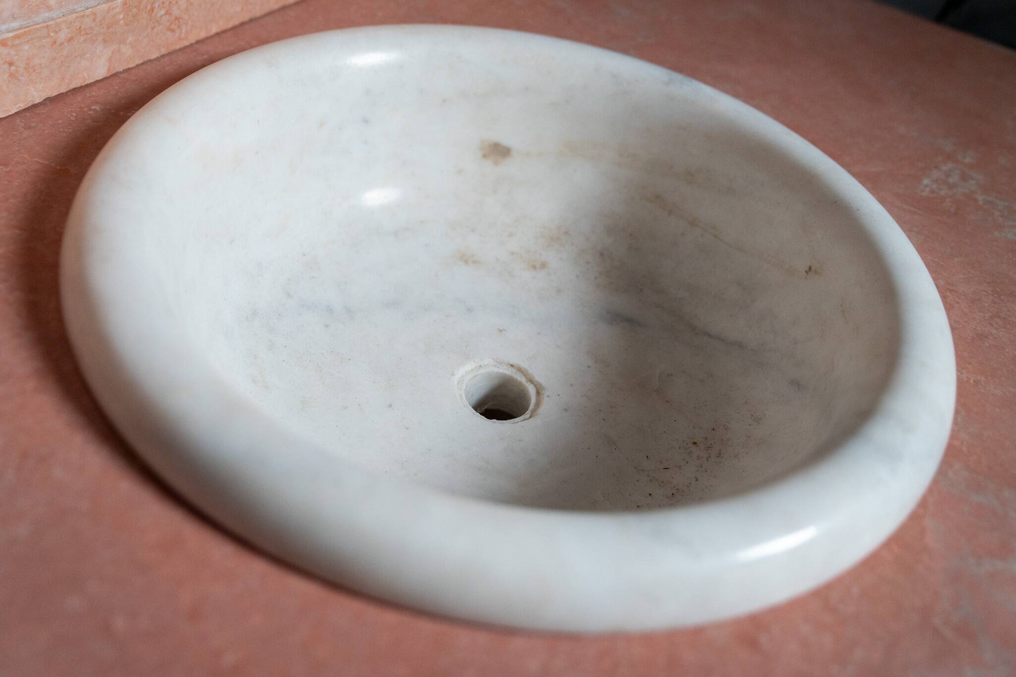 Louis XV style marble vanity unit