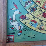 Old game of checkers and game of goose gamejura