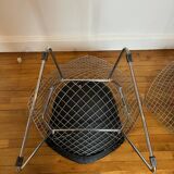 Pair of Diamond armchairs by Harry Bertoia for Knoll vintage
