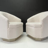 Pair of hexagonal armchairs - 1970
