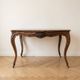 Louis XV coffee table in carved solid wood.