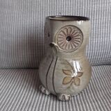 Vintage zoomorphic owl vase
