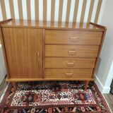 Scandinavian asymmetrical chest of drawers