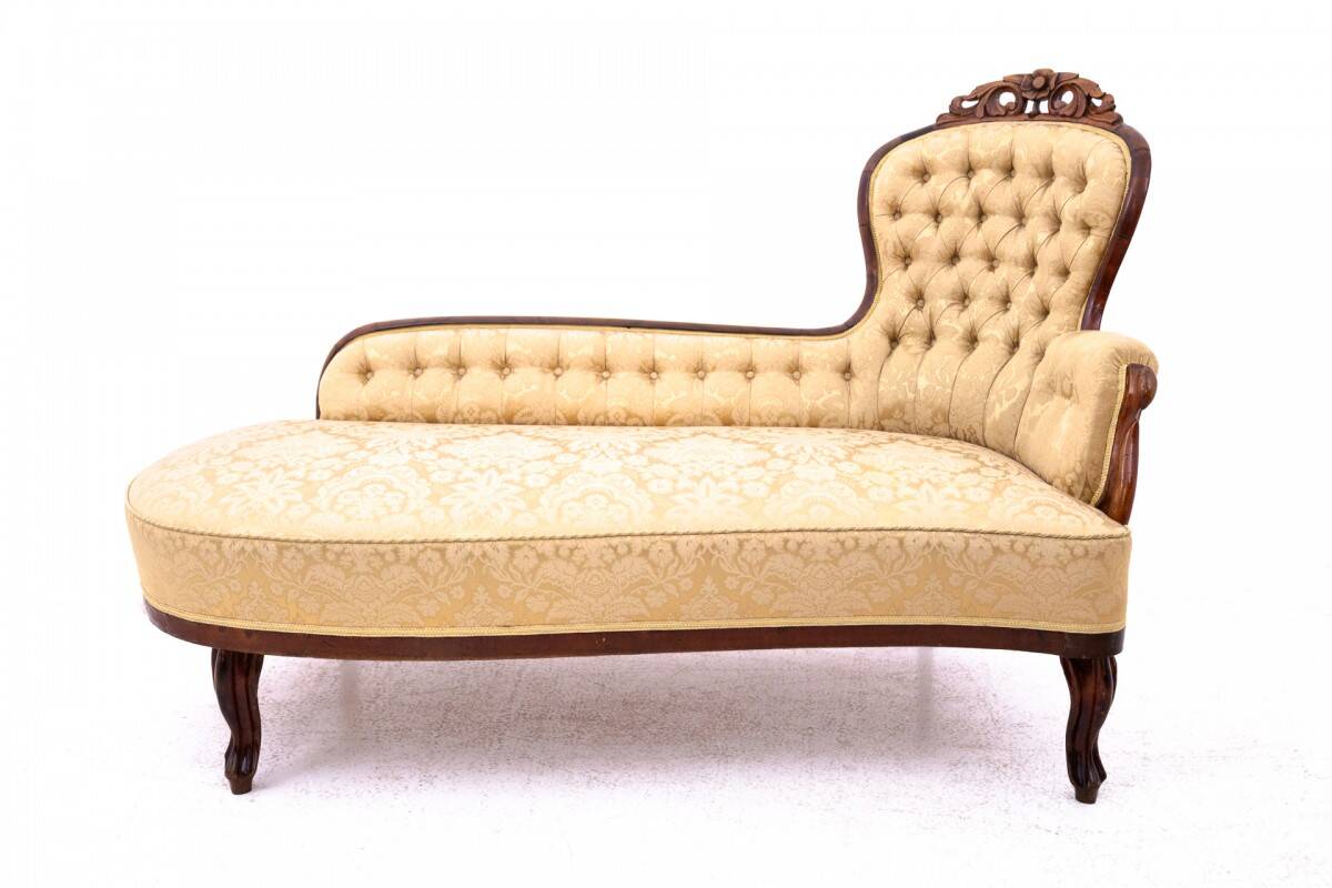 Chaise longue, France, circa 1890.