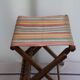 Old wooden folding chair